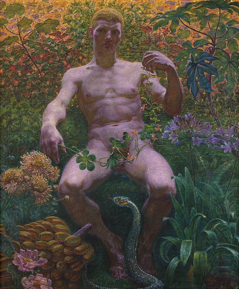 Kristian Zahrtmann - Adamo in paradiso